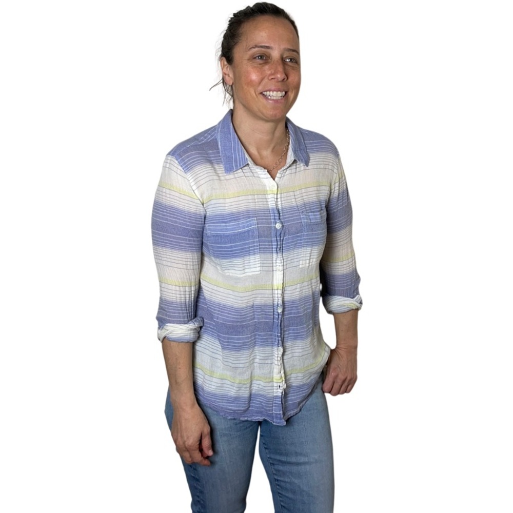 Splendid Button Down Striped Shirt